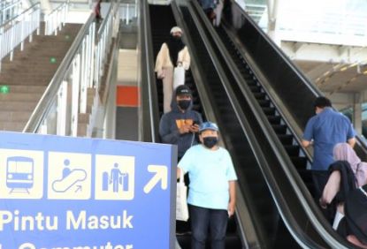 Tren Kenaikan Pengguna KRL Jelang Idul Fitri Selama Satu Minggu Terakhir