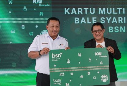 Gandeng KCI, BSN Permudah Pembayaran Tiket Kereta dan Layanan Keuangan Syariah