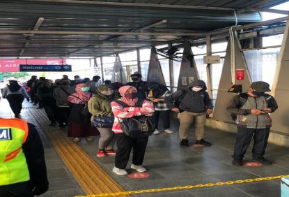 Situasi di Sejumlah Stasiun Pagi Ini Terpantau Lancar