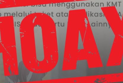 Hoax! Berita Terkait E-Money Yang Tidak Bisa Lagi Untuk Transaksi Pembayaran Tiket Commuter Line
