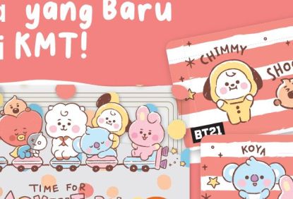 KAI Commuter Luncurkan KMT Edisi Khusus BT21 - Tahap pertama, rilis 200 ribu kartu mulai 12 Agustus 2024 di Stasiun BNI City