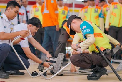 Sukseskan Angkutan Nataru 2023-2024, KAI Commuter Lakukan Simulasi Tanggap Darurat