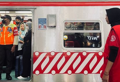 KAI Commuter Melayani Pengguna Angkutan Natal dan Tahun Baru Sebanyak 66 Ribu Lebih
