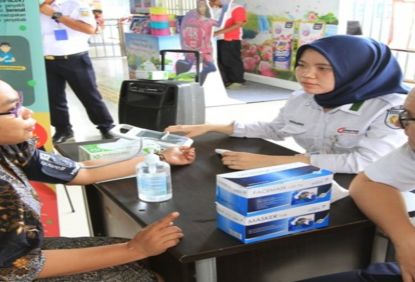 PT KCI Lakukan Sosialisasi Kesehatan dan Kegiatan Antisipasi Penyebaran Virus Corona di Sejumlah Stasiun