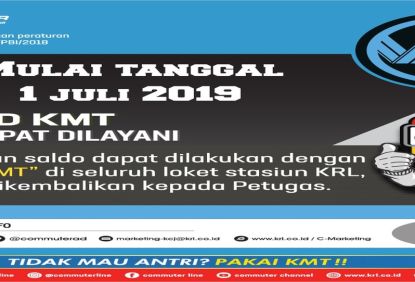 PT KCI Berlakukan Ketentuan Redeem KMT Mulai 1 Juli 2019