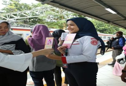 PT KCI Peringati Hari Perempuan Internasional Melalui Kampanye Mencegah Pelecehan Seksual di Transportasi Publik