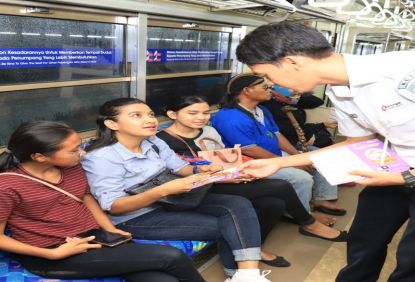 PT KCI dan Komunitas Ajak Pengguna KRL Bersama Mewujudkan Transportasi Yang Aman Untuk Semua