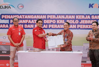 Jelang Pengoperasian Depo KRL, KCI Resmi Teken Kerja Sama Dengan Balai Perawatan Perkeretaapian DJKA