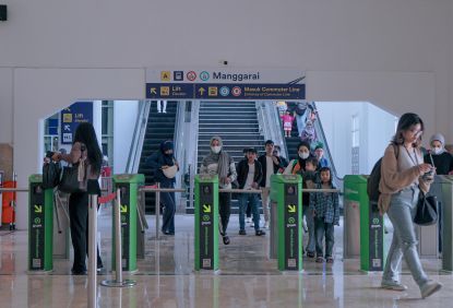 Menjelang SO ke-7, 9 ribu Orang Per Hari Mengakses Pintu Keluar Masuk Pada Bangunan Baru Sisi Timur Stasiun Manggarai  