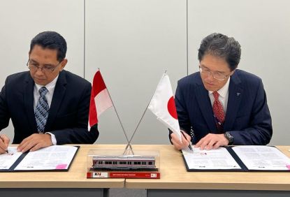 Tingkatkan Keandalan Sarana, KAI Commuter Tandatangani Nota Kesepahaman Kerja Sama Dengan JRTM Jepang