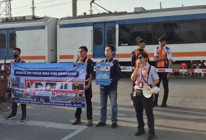 388 Perlintasan Sebidang Dilewati Commuter Line: KAI Commuter Gencarkan Edukasi Keselamatan