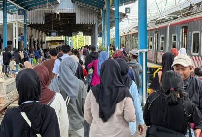 KAI Commuter Area 6 Yogyakarta Angkut 644 Ribu Lebih Pengguna Pada Masa Angkutan Lebaran Hingga Hari Keempat