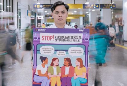 Peringati Sumpah Pemuda, Milenial KAI Commuter Lakukan Sosialisasi Anti Pelecehan dan Kegiatan TJSL